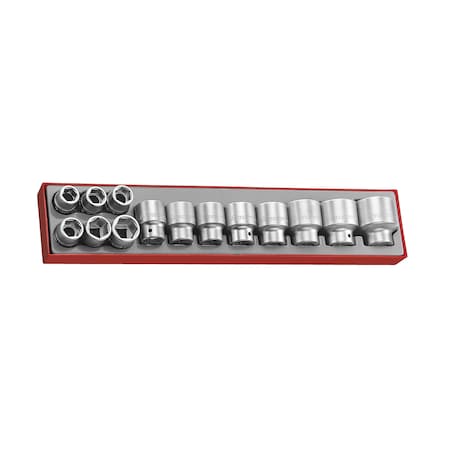 Teng Tools TTX3414 - 14 Piece 3/4" Drive Metric Socket Set 19 To TTX3414